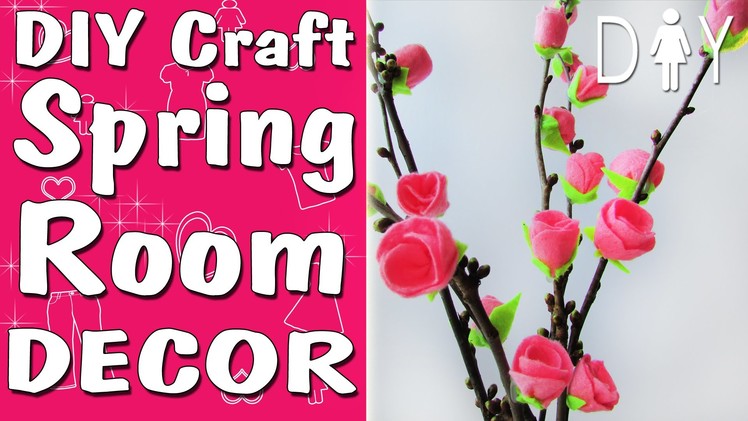 Spring room decor DIY tutorial