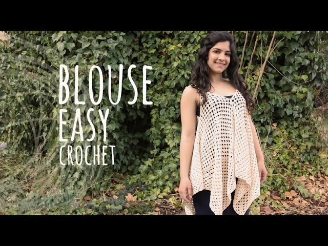 Tutorial Easy Blouse Crochet