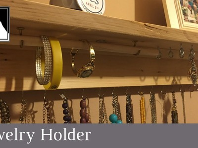 58: Organize your jewelry for good with this simple DIY shelf!