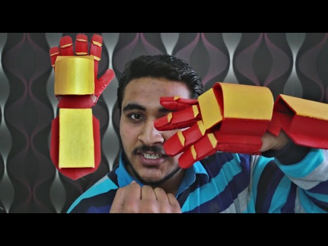Best out of waste: Iron man gauntlet (DIY repulsor hand)