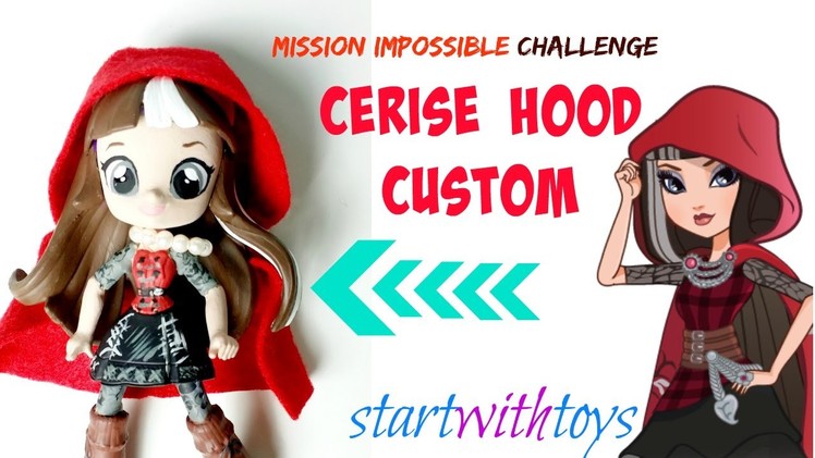 Cerise Hood Custom From Twilight Sparkle EQ Girls Mini DIY Crafts Challenge