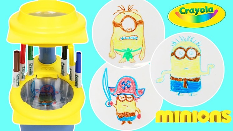 Crayola Minions Sketcher Projector Fun & Easy DIY Draw Despicable Me Minions Characters!