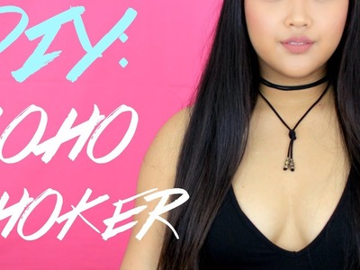 DIY: Boho Suede Choker Necklace + Ways to Wear
