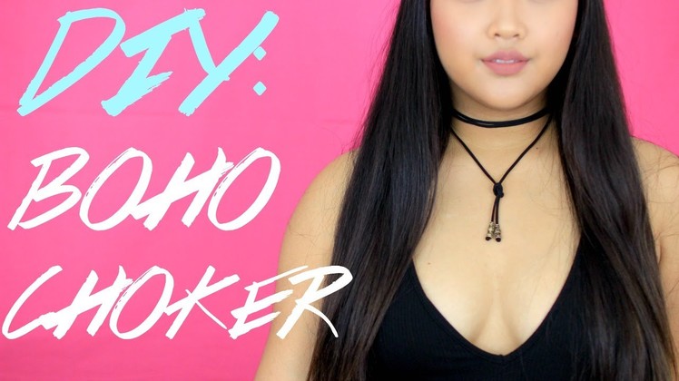 DIY: Boho Suede Choker Necklace + Ways to Wear