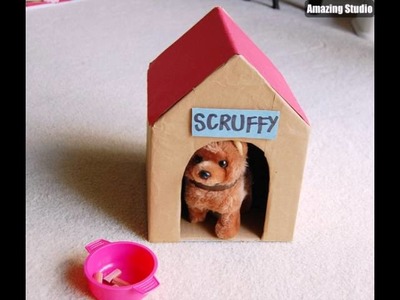 DIY Cardboard Dog House