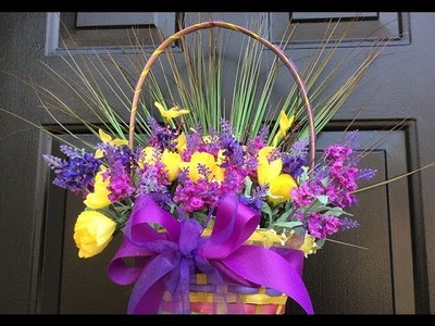 DIY Easter Basket Wreath