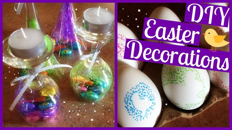 DIY Easter Decorations Ideas! Pinterest Inspired!