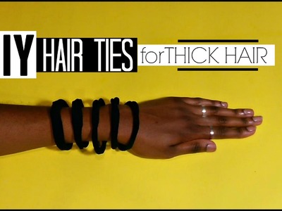 DIY| Hair Ties for Thick hair