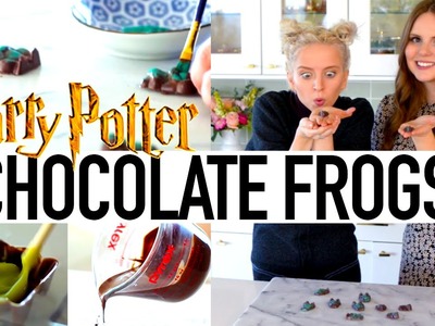 DIY Harry Potter Chocolate Frogs Tutorial ft. Claire from TheKitchyKitchen | Tessa Netting
