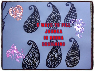 DIY: how to fill paisley or jhumka in henna designing for beginners and professionals