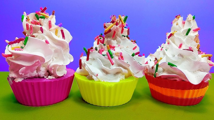 DIY: How to MAKE YOUR OWN CUTE CUPCAKE SOAP!!  Super fun and works great!