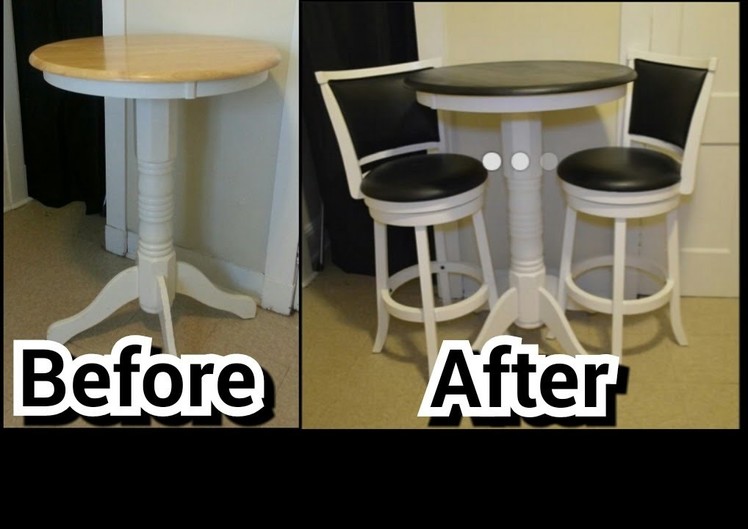 DIY Kitchen Table Makeover (Painting) (HD)