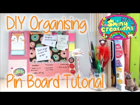 DIY Organising Pin Board Tutorial