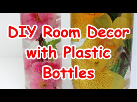 DIY Room Decor Ideas with Plastic Bottles Recycled Bottles Crafts