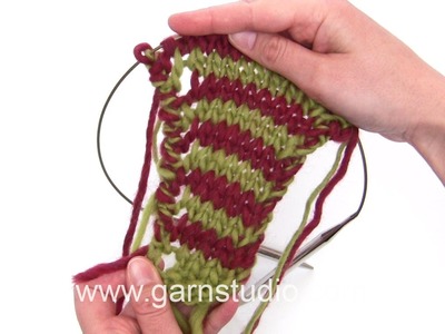 DROPS Knitting Tutorial: How to work the beginning of the shawl in DROPS 168-22