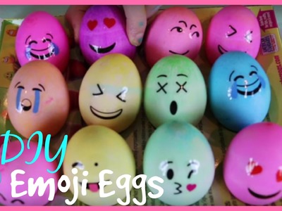 Emoji Easter Eggs DIY | How To Make Easy Emoji Eggs craft | JazzyGirlstuff