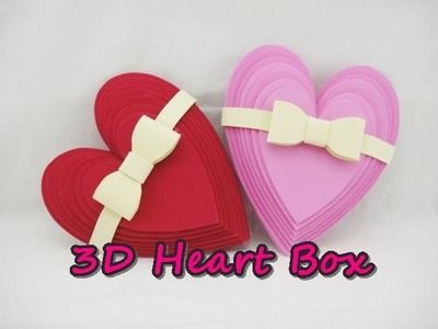 Eva Foam Craft - 3D Heart Box