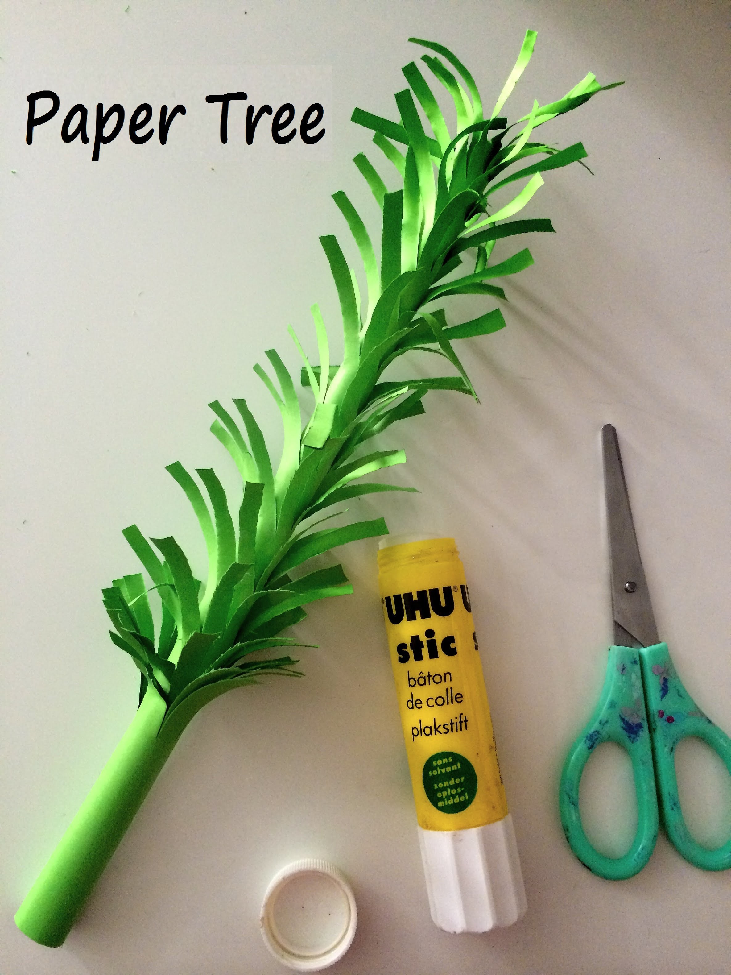 How to make 3D paper tree (DIY tutorial)