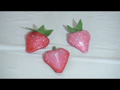 How to Make Bright Strawberry Magnets