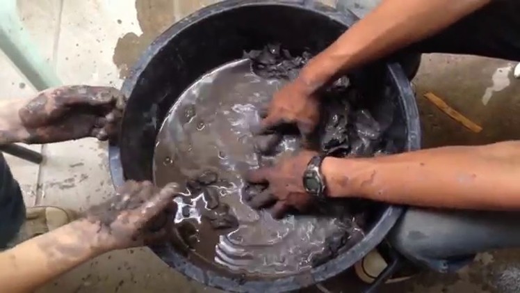 How to make stoneware slip casting