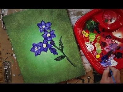 How to Paint FORGET-ME-NOT Flowers - Lesson #6 of "How to Paint Flowers" (Series)