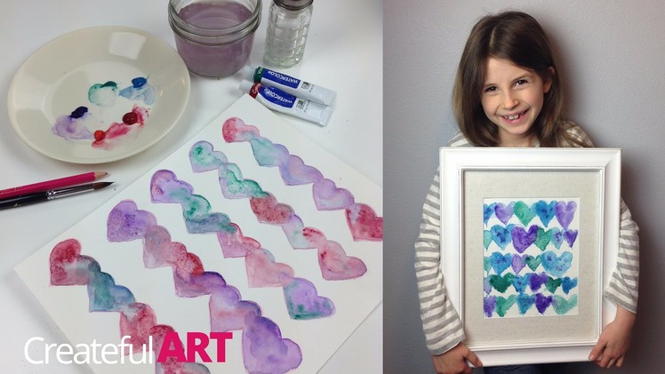 How to Paint "Hearts"-- with Watercolors