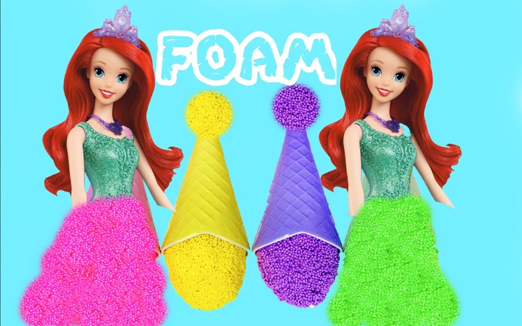 Kinetic Foam DIY Dress ! Belle FOAM Dress Up Fun