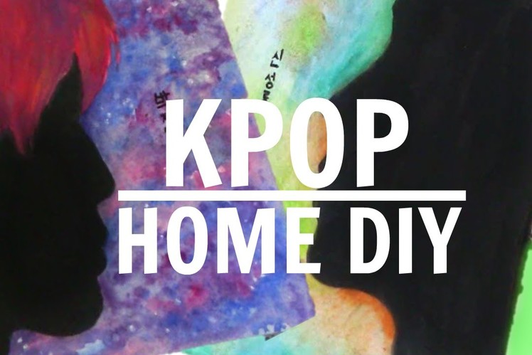 KPOP HOME DIY [Park Jimin (BTS) & Shin Sungrok Painting]