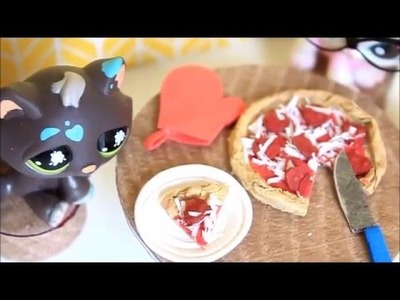 LPS DIY food- Pizza | How to make miniature pizza