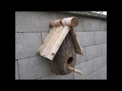 Making a DIY Birdhouse from a log