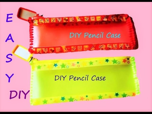 DIY Back to School: How to make cute  and adorable pencil case for kids
