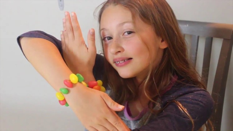 DIY Bracelet With Jelly Beans