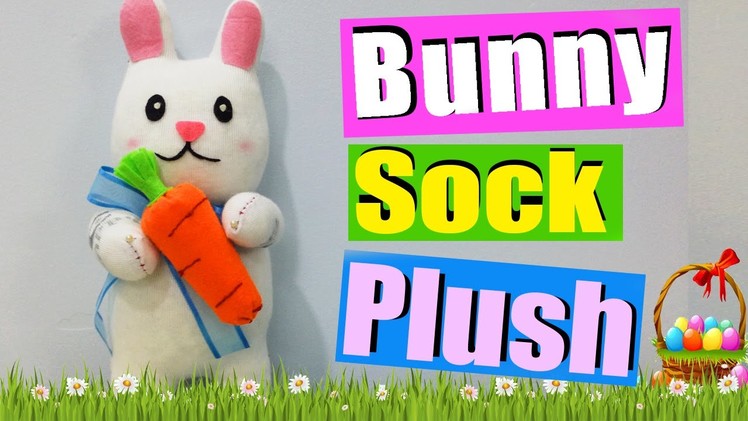 DIY Easter Bunny Sock Plush - How to make Easter Bunny Plush (Octoboo)