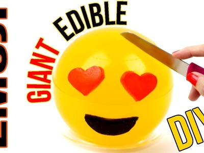 DIY Giant Edible Emoji - How To Make A Mountain Dew Gummy Emoji  - Fun & Easy DIY Tutorial