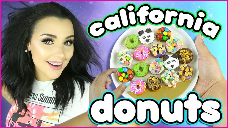 DIY Miniature California Donuts! | How To Make Bite Sized Donuts!
