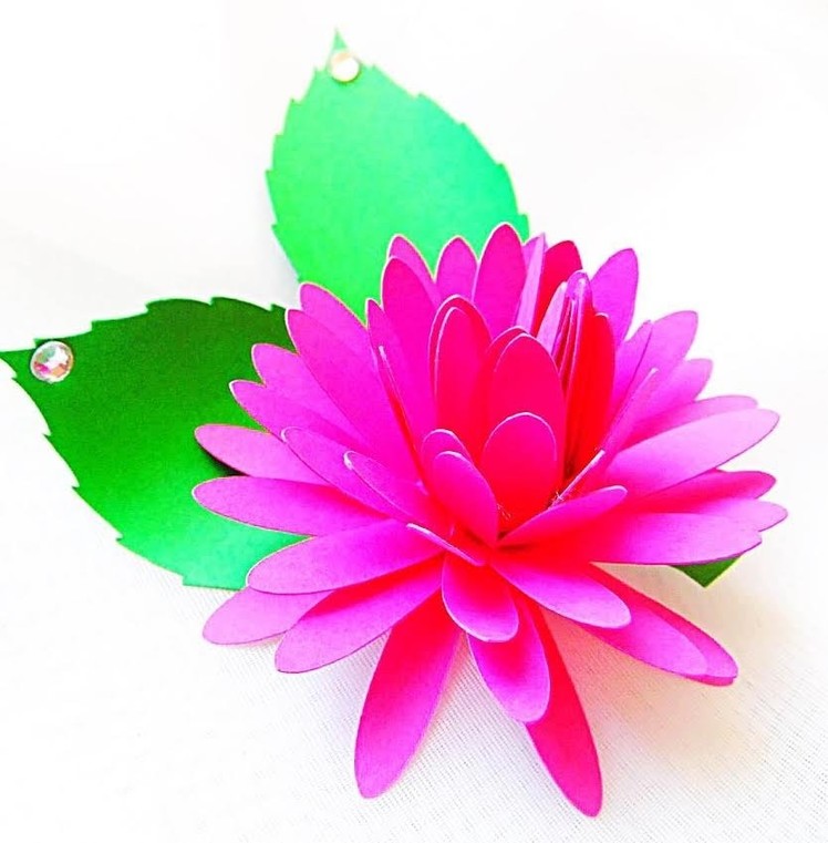 DIY paper flower chrysanthemum