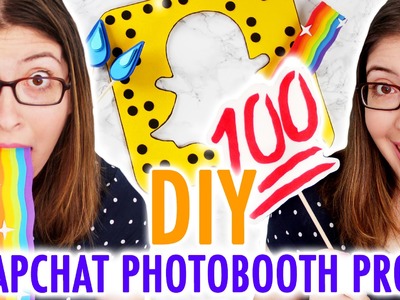 DIY Snapchat-Inspired Photobooth Props - HGTV Handmade