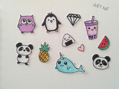 DIY Tumblr stickers (drawings)
