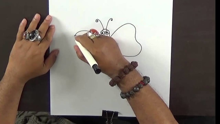 Drawing For Kids – Step-By-Step How to Draw Butterfly with MR. MJ