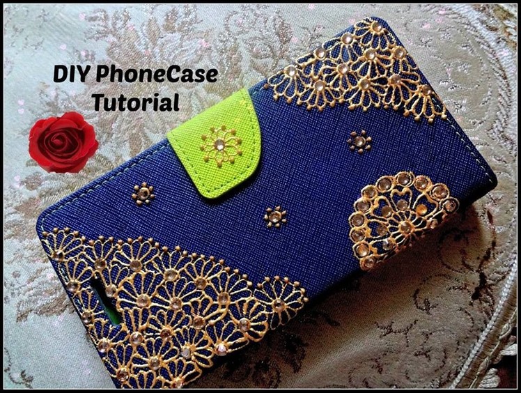 Easy DIY: Best and Beautiful cell phone mobile case henna mehndi inspired Design Tutorial