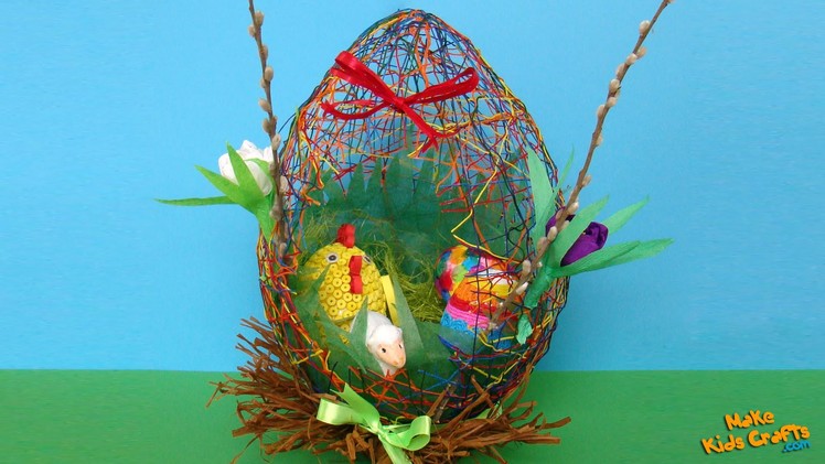 How to make a String Easter Eggs? DIY
