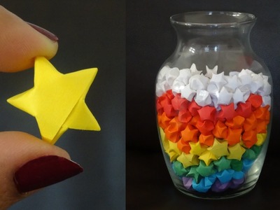 How to make lucky paper stars