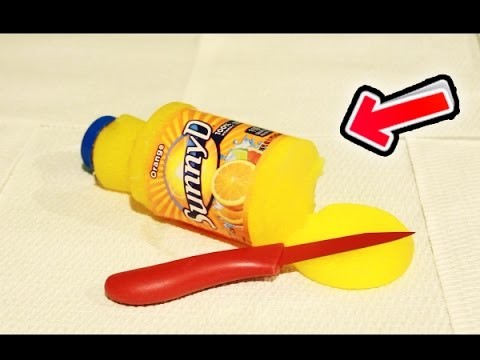 How to Make Sunny D Gummy Bottle Shape Fun & Easy DIY Sunny D Jello Dessert!