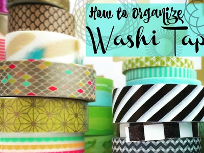 How to Organize Planner Washi Tape