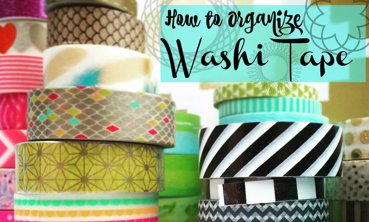 How to Organize Planner Washi Tape