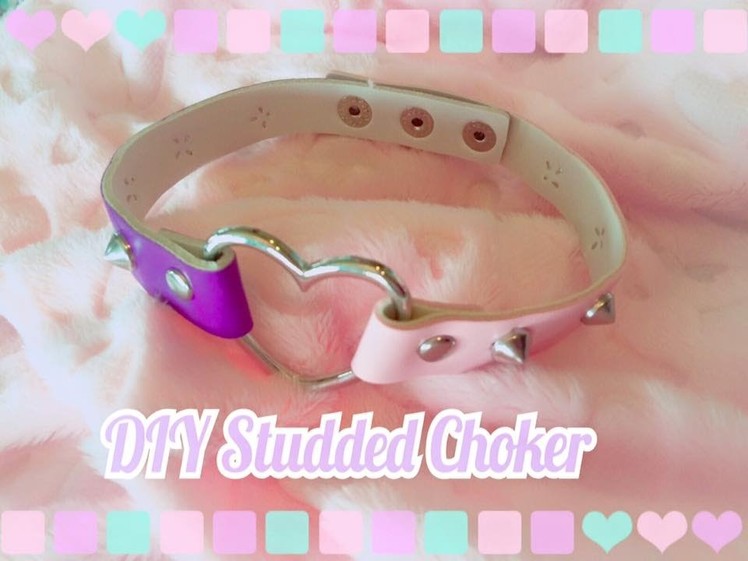 Quick DIY: Making a Spiked Heart-Ring Choker