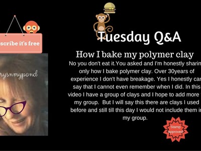 Tuesday Q&A How do I bake my polymer clay