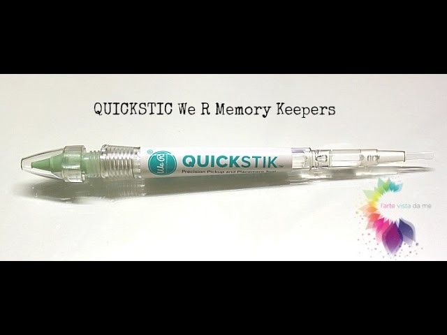 We R Memory Keepers Quickstic Craft Tool Tutorial-Product Review-Scrapbooking Tool