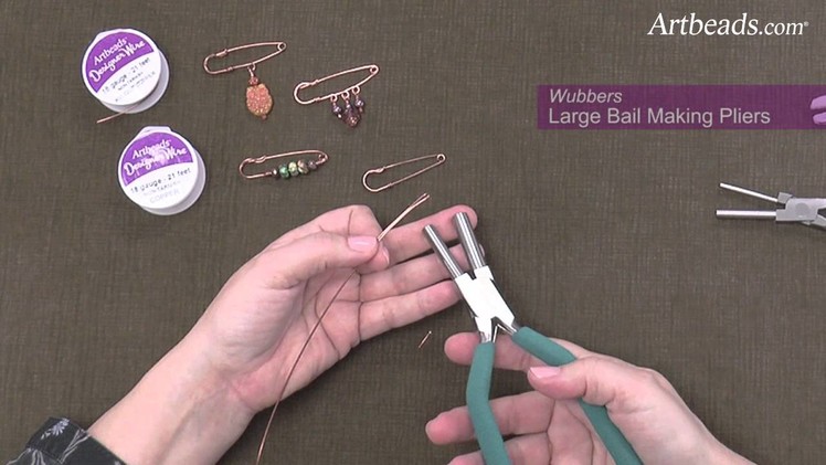 Artbeads Mini Tutorial - DIY Kilt Pin Brooch with Cheri Carlson