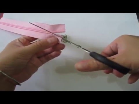 Cara Memasang Kepala Resleting - How To Put Slider On a Zipper